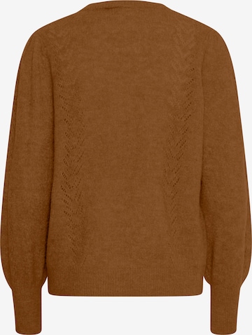 ICHI Sweater 'KAMARA' in Brown