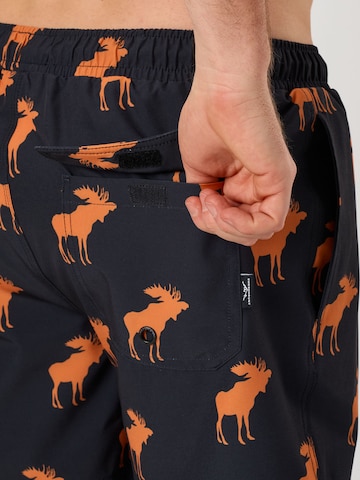 SWEDEMOUNT - Bermudas 'Forest' en negro