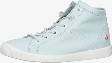 Softinos Sneakers hoog in Blauw: voorkant