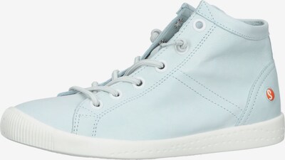 Softinos Sneaker high in hellblau / orange / weiß, Produktansicht