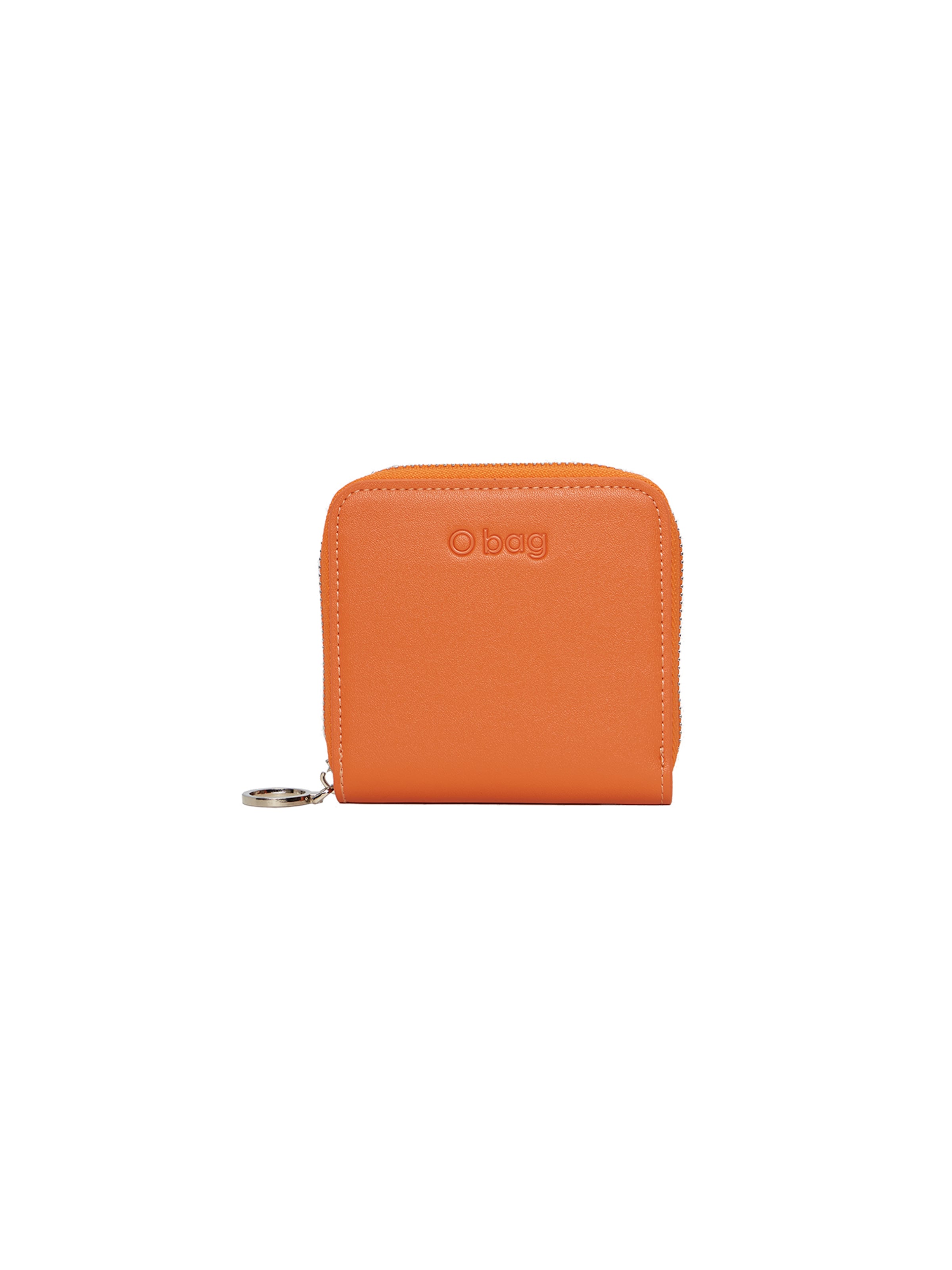 O bag Wallet in Orange: front