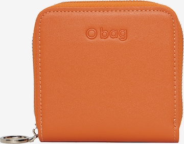 O bag Wallet in Orange: front