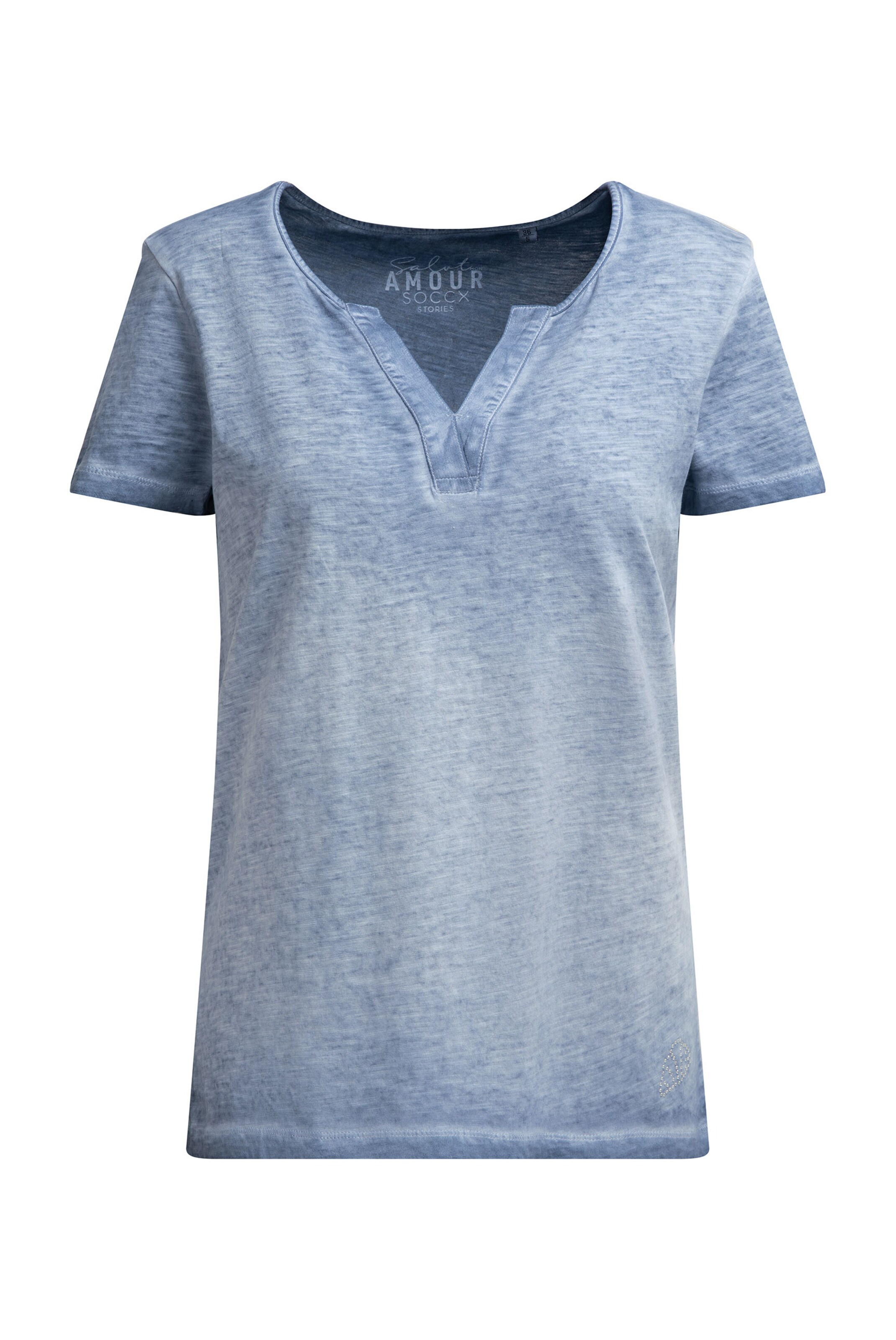 Soccx Shirt in Blau: Vorderseite