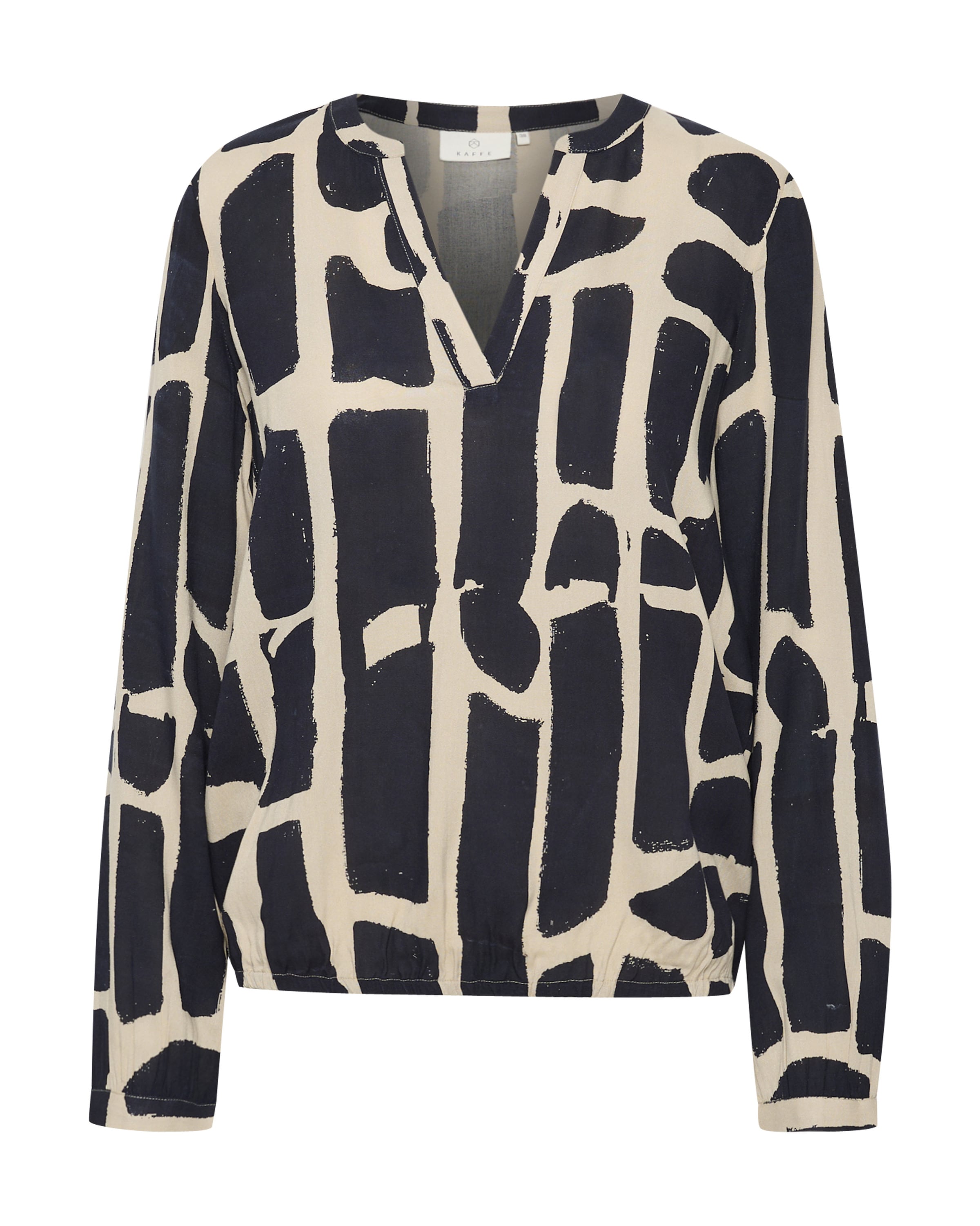 Camicia da donna &#x27;Ditte&#x27; di Kaffe in blu: frontale