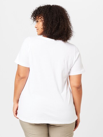 Zizzi Shirt 'Anny' in White
