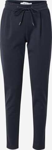 ICHI Tapered Broek 'Kate' in Blauw: voorkant