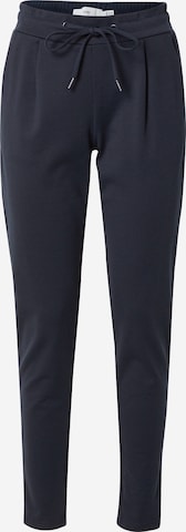 ICHI Kalhoty se sklady v pase 'Kate' – modrá: přední strana