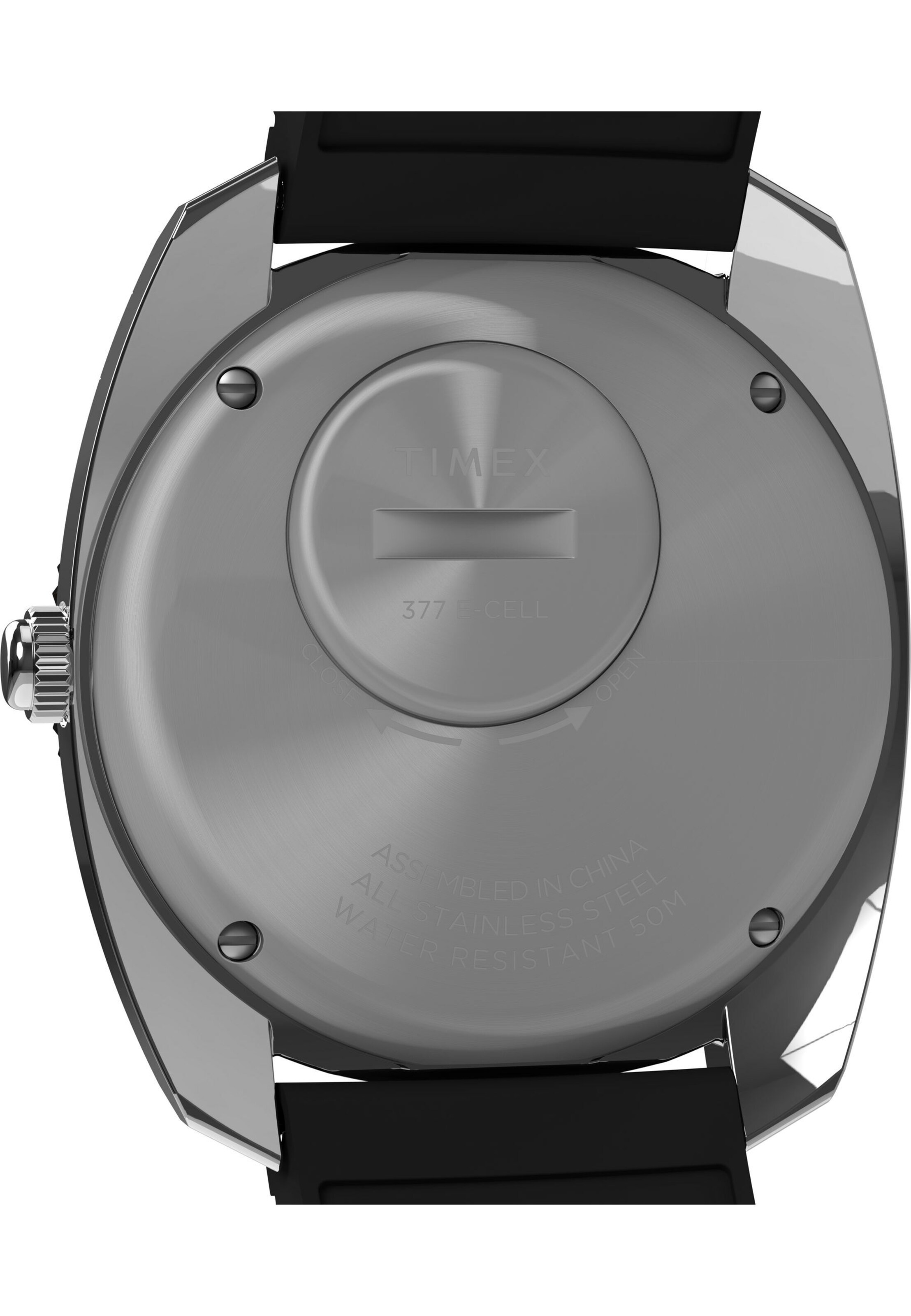 Orologio analogico 'Q Timex Reissue 1971 Velocity' di TIMEX in nero