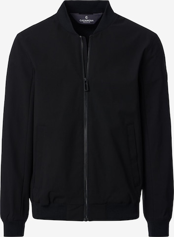 CASAMODA Between-Season Jacket 'Basic' in Black: front