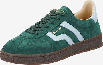 Baskets basses GANT en vert : devant