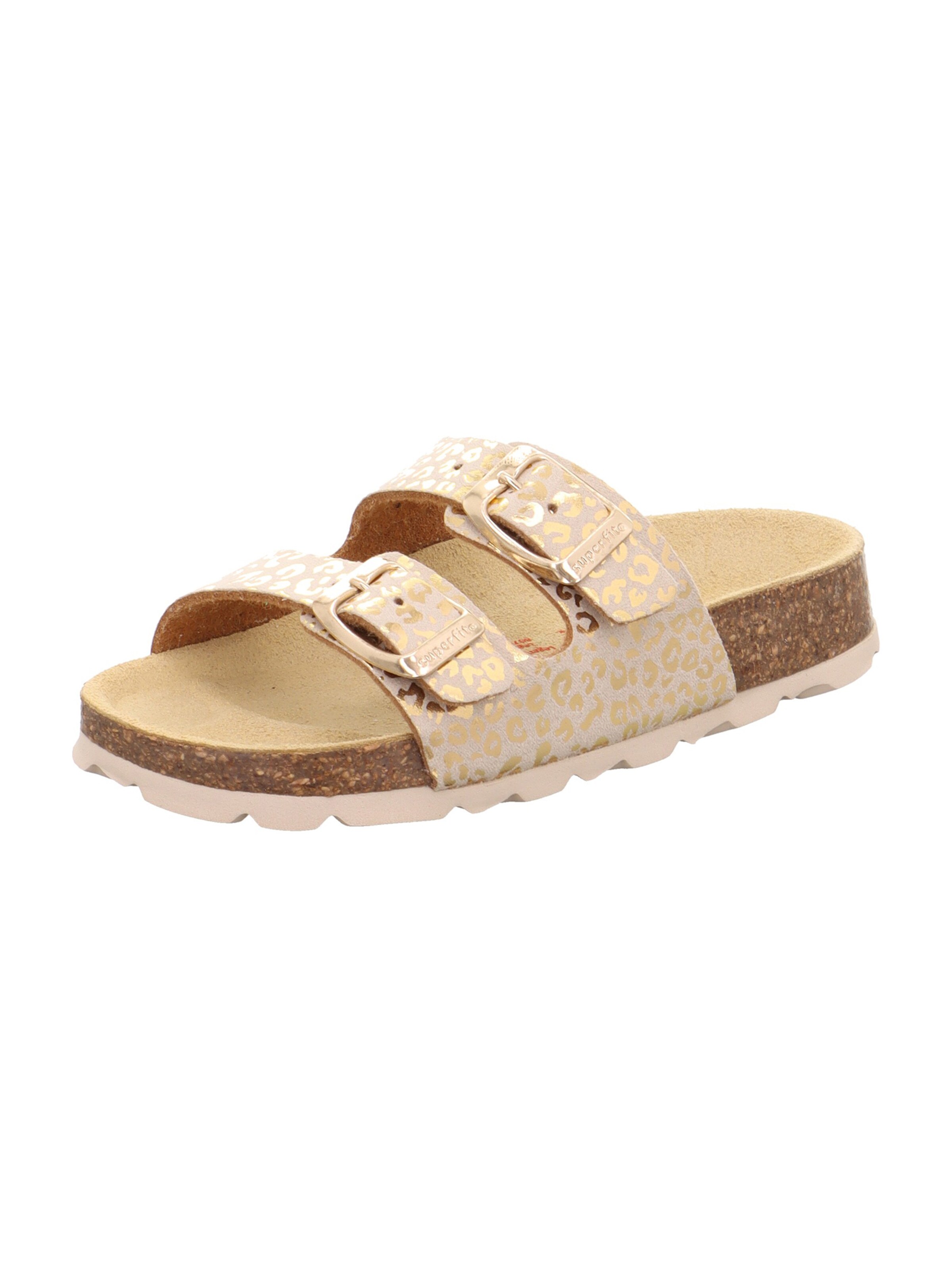 SUPERFIT Pantolette in Gold: Vorderseite