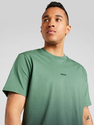 BOSS Shirt 'Te_Gradient' in Green