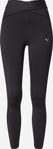 PUMA Workout Pants in Black: front