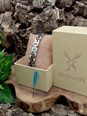 Holzwerk - Pulsera 'MELLENSEE' en plata