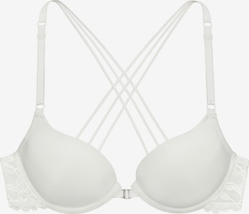 LASCANA - Push-up Sujetador en blanco: frente