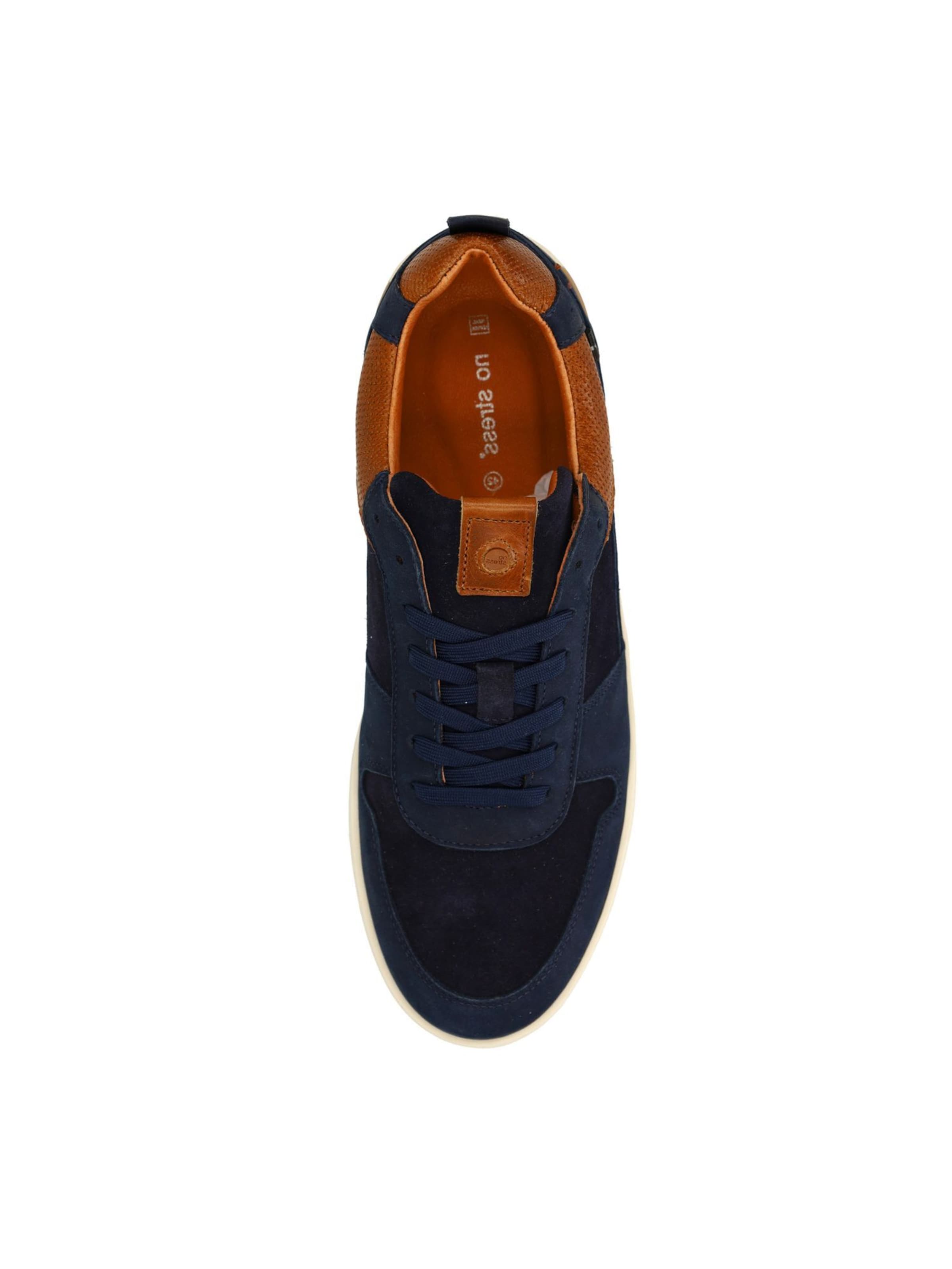 Baskets basses MANFIELD en bleu