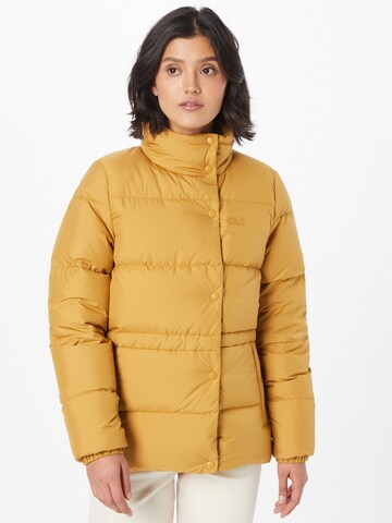 JACK WOLFSKIN Winter Jacket 'FROZEN' in Yellow: front