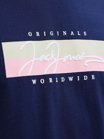 JACK & JONES Тениска 'JORFrederiksberg' в синьо