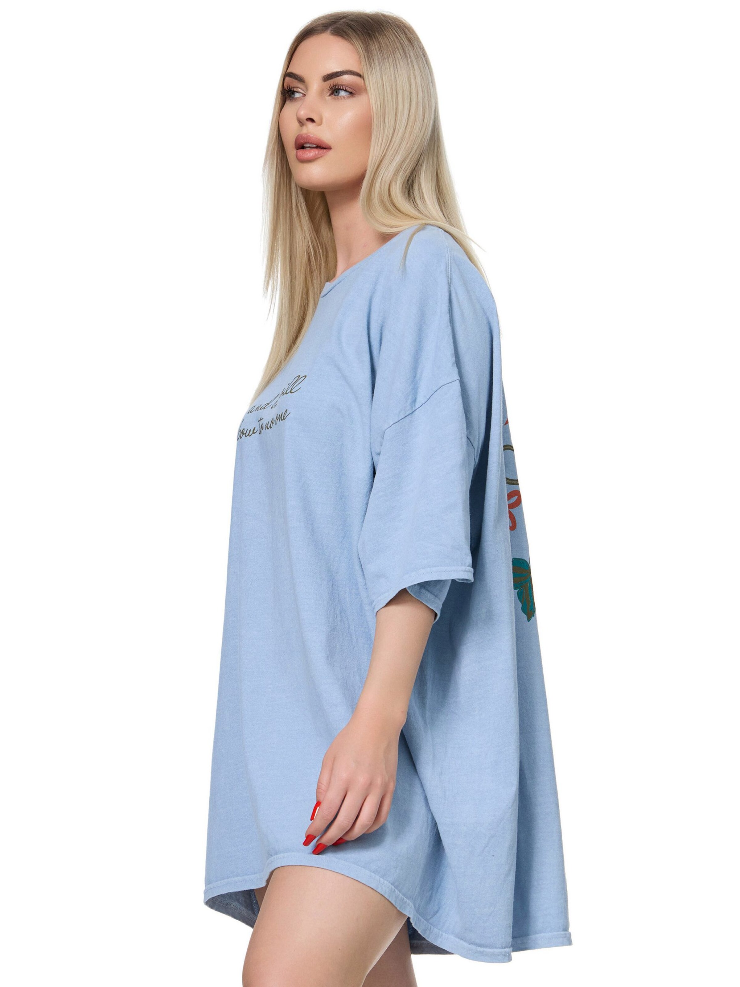 Worldclassca Oversized Shirt in Blue