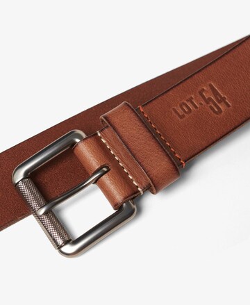 Superdry Riem 'Badgeman' in Bruin