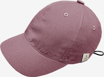 CAPO Cap 'Baseballcap, Canvas, kbA 6-teilig, UV 50' in Pink: front