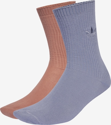 Chaussettes 'Everyday Icons' ADIDAS ORIGINALS en bleu : devant