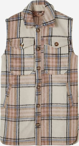 Gilet NAME IT en beige : devant