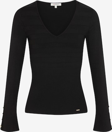 Morgan Sweater in Black: front