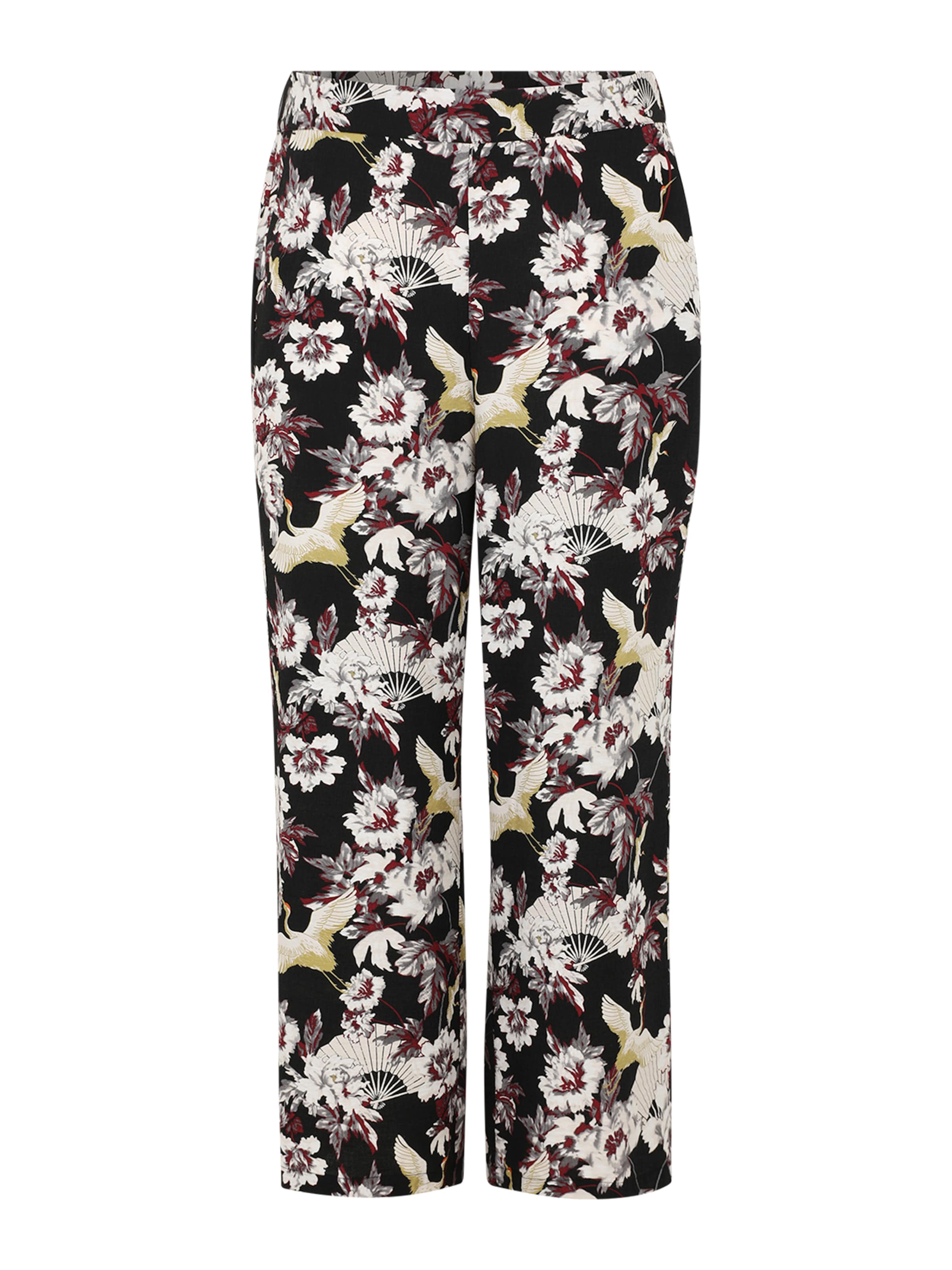 Wide leg Pantaloni 'Orelia' de la Guido Maria Kretschmer Curvy pe negru: față