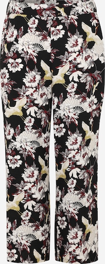 Guido Maria Kretschmer Curvy Hlače 'Orelia' u siva / bordo / crna / bijela, Pregled proizvoda