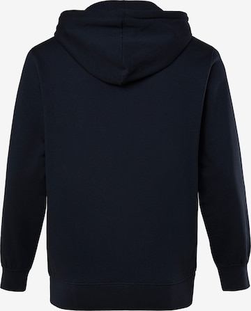 Men Plus Zip-Up Hoodie in Blue