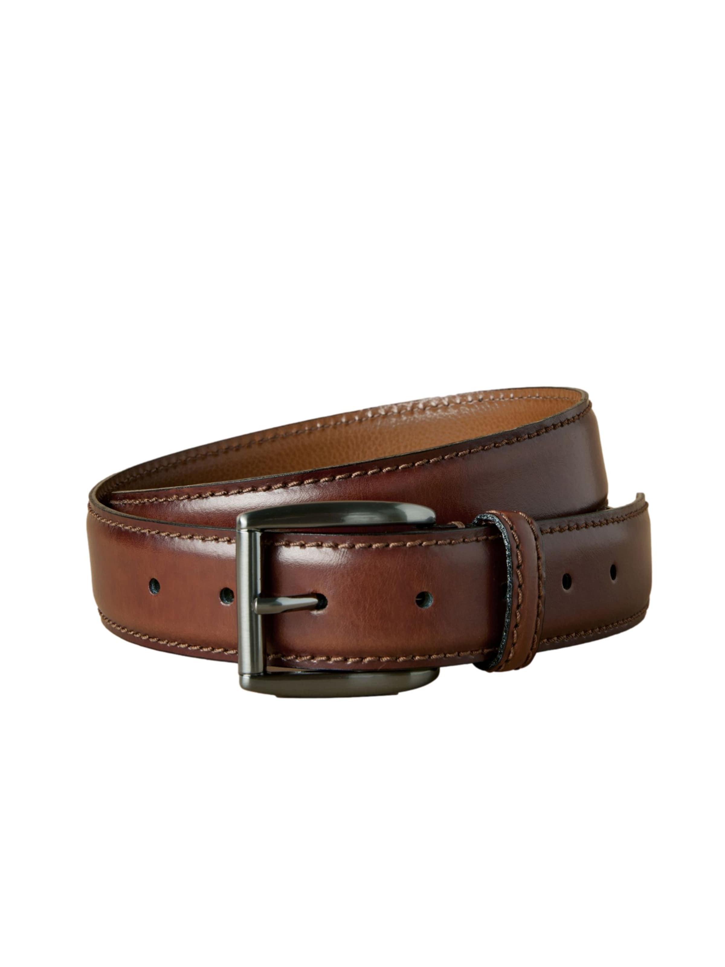 Next Opasek – hnědá: přední strana