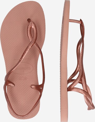 HAVAIANAS Teenslipper 'Luna' in Roze