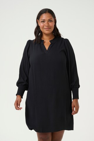 Robe 'KC Mahlena' KAFFE CURVE en noir : devant