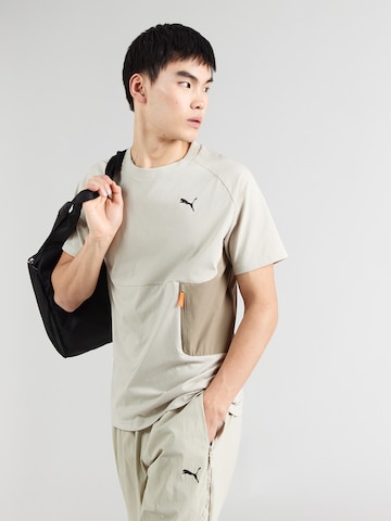 PUMA Functioneel shirt in Beige: voorkant