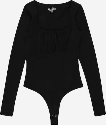 HOLLISTER Dupačky/body – černá: přední strana