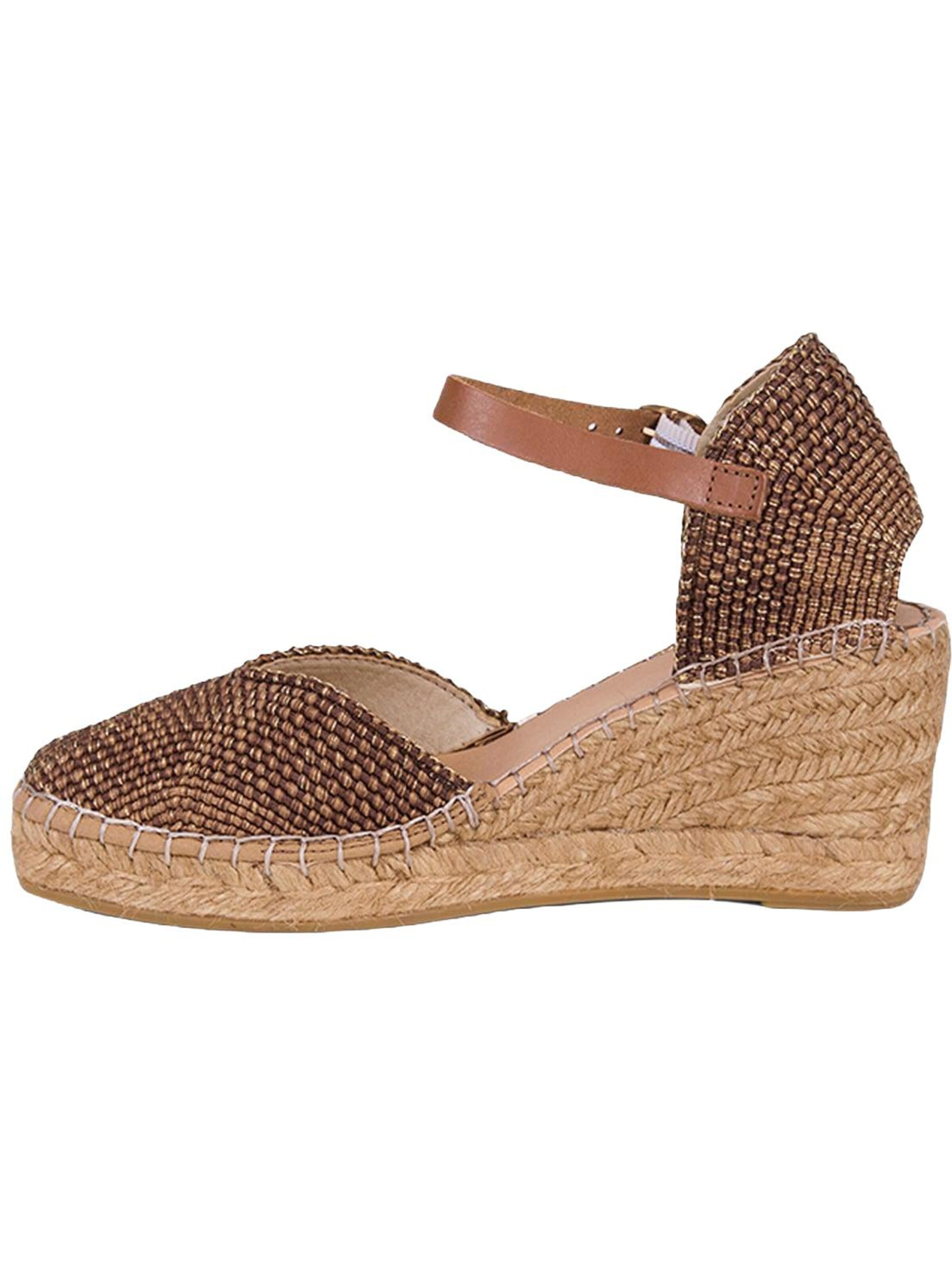 Desa Espadrilles 'Keilabsatz-Slipper' in Gold