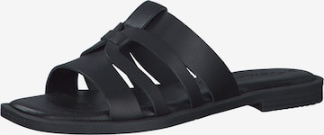 Mule Tamaris en noir : devant