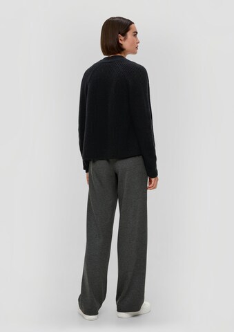 s.Oliver BLACK LABEL Gebreid vest in Zwart: terug