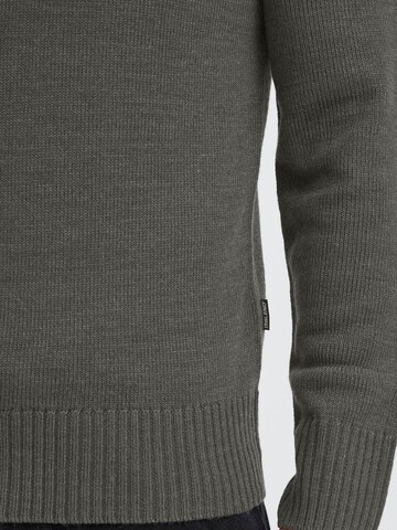BLEND Rollkragenpullover ' BHRylie ' in Grau
