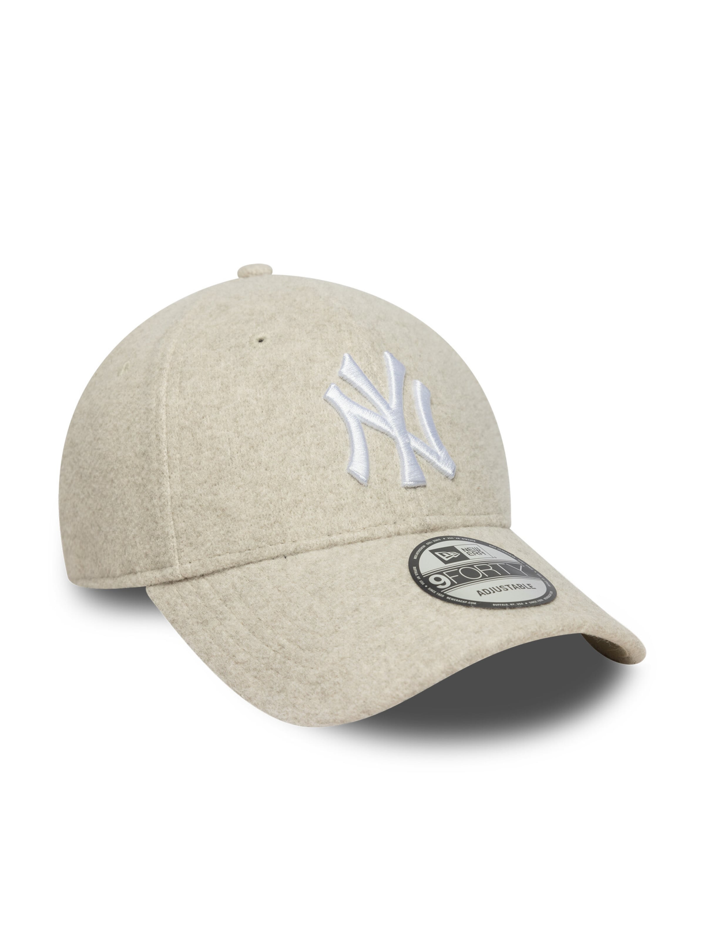 NEW ERA Sportpet '9FORTY New York Yankees MLB Melton' in Beige