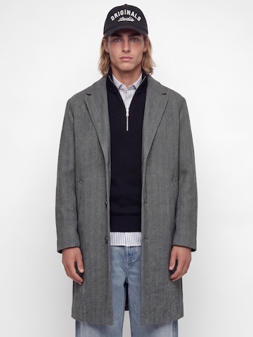 JACK & JONES - Sobretudo meia-estação 'JORSALAMANCO' em castanho: frente