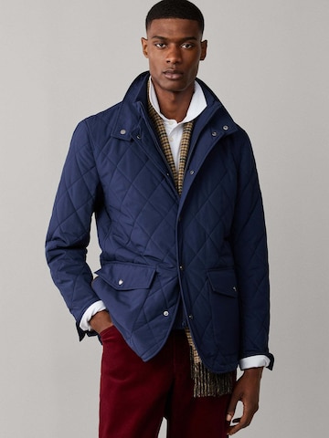 Veste mi-saison Hackett London en bleu : devant