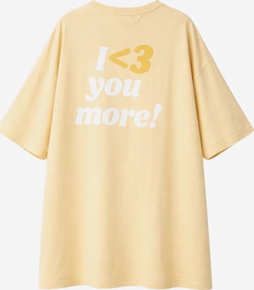 Worldclassca Oversized Shirt in Yellow: front