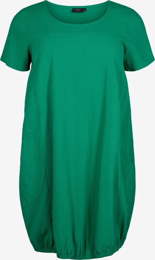 Zizzi Kleid 'JEASY' in dunkelgrün, Produktansicht