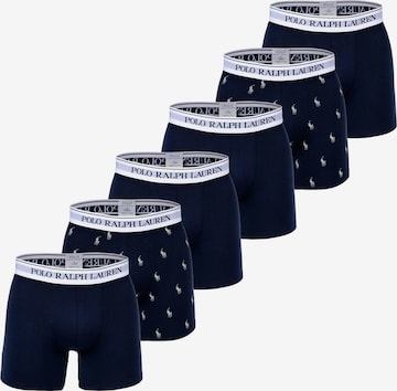 Boxers Polo Ralph Lauren en bleu : devant