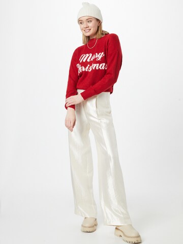 OVS Sweater 'MERRY XMAS' in Red