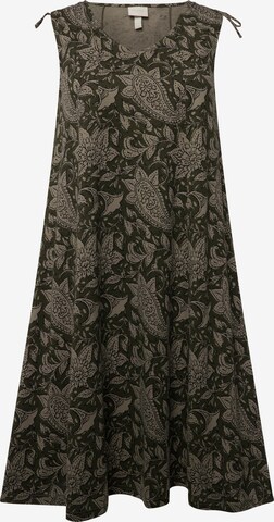 Robe d’été Ulla Popken en vert : devant