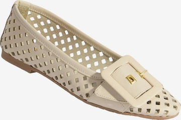 Desa Ballet Flats 'Ballettschuhe' in Beige: front