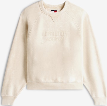 balta Tommy Jeans Megztinis be užsegimo: priekis